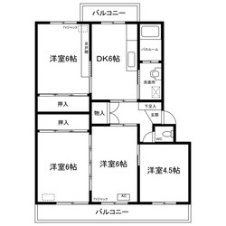 ヴィラナリー三条Ⅱの物件間取画像